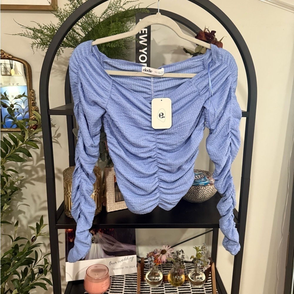 Elodie Ruched Blouse size small